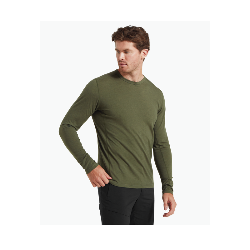 Artilect Men's Redstone Long Sleeve Crew Deep Green-3