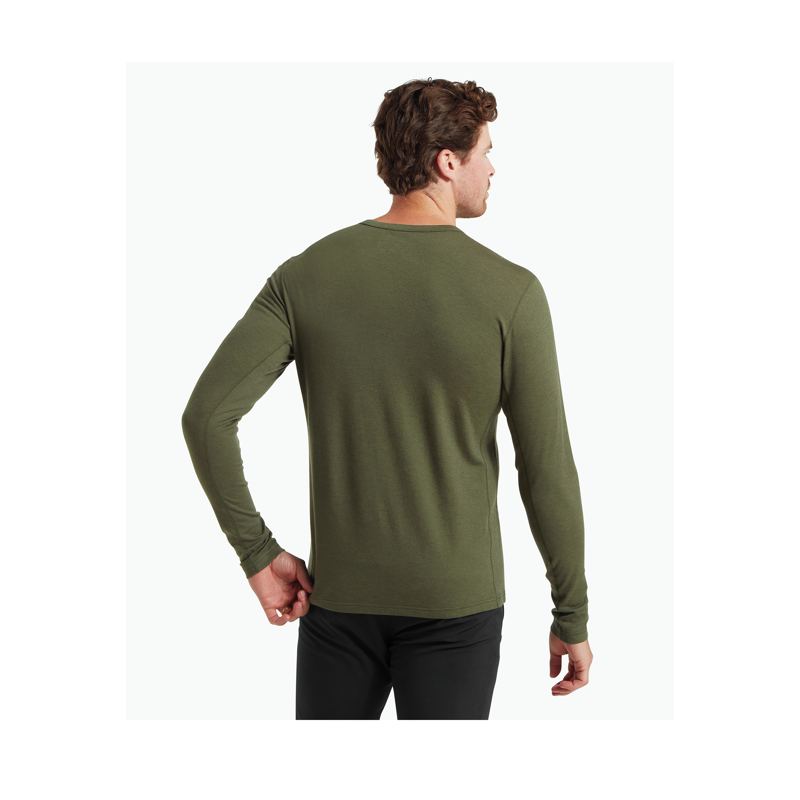Artilect Men's Redstone Long Sleeve Crew Deep Green-4