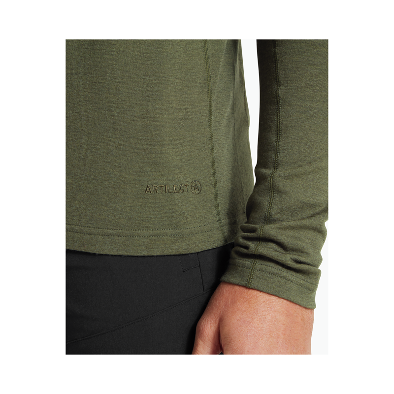 Artilect Men's Redstone Long Sleeve Crew Deep Green-6