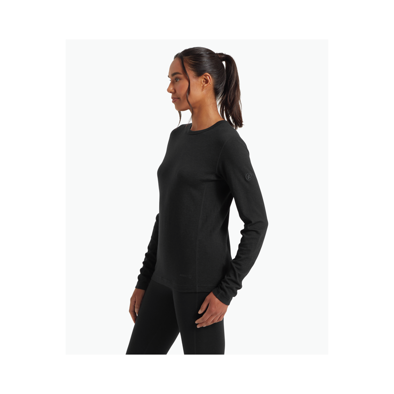 Artilect Women's Redstone Long Sleeve Crew Black-6