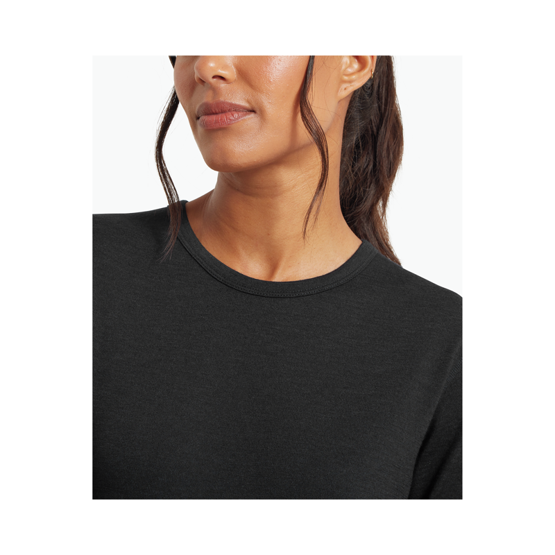 Artilect Women's Redstone Long Sleeve Crew Black-3