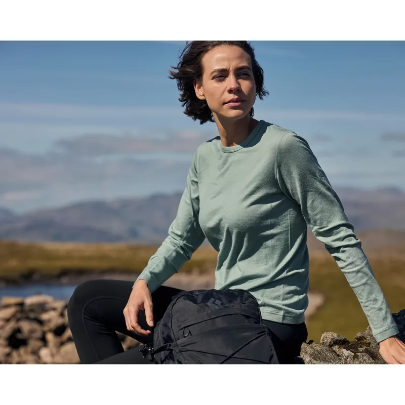 Artilect Women's Redstone Long Sleeve Crew Black-12