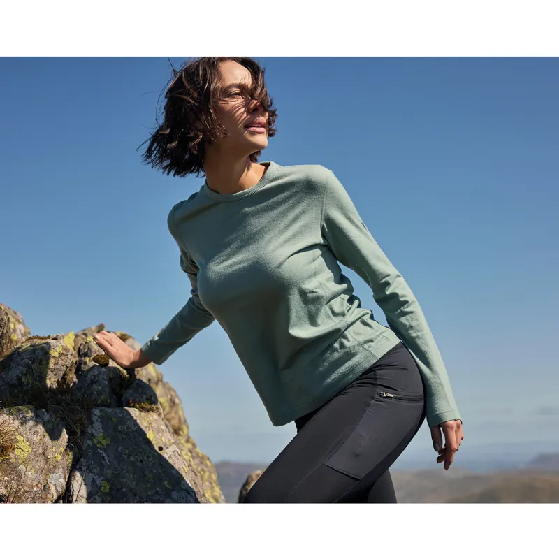 Artilect Women's Redstone Long Sleeve Crew Iceberg-7