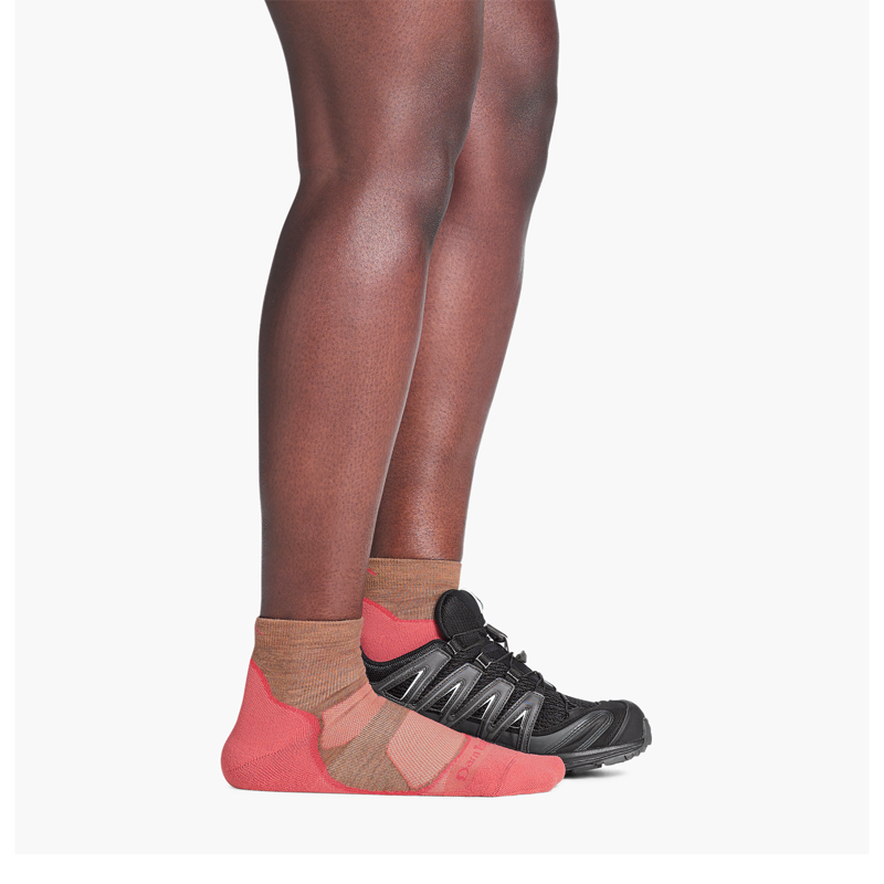 Darn Tough Womens Light Hiker 1/4 Light Cushion Canyon-2