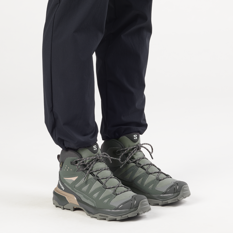 Salomon Women's X Ultra 360 Mid GTX Sedona Sage / Urban Chic-1