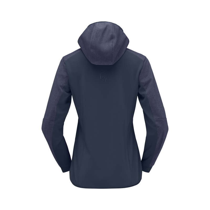 Norrona Women's Falketind  Warm2 Octa Hooded  Jacket Indigo Night-1