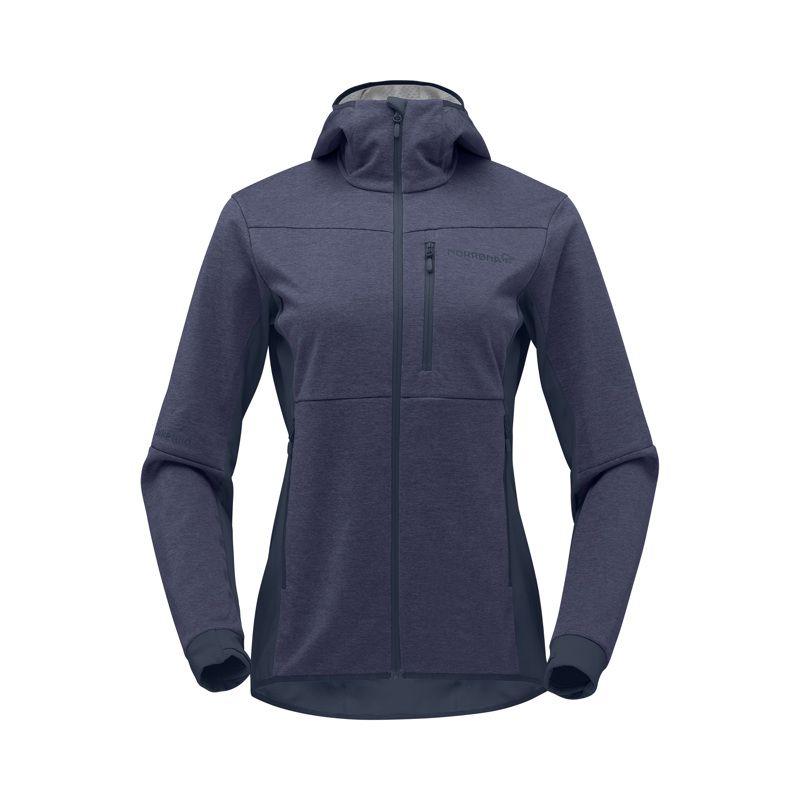 Norrona Women's Falketind  Warm2 Octa Hooded  Jacket Indigo Night