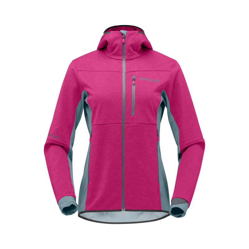 Norrona Women's Falketind Warm2 Octa Hood Jacket Festival