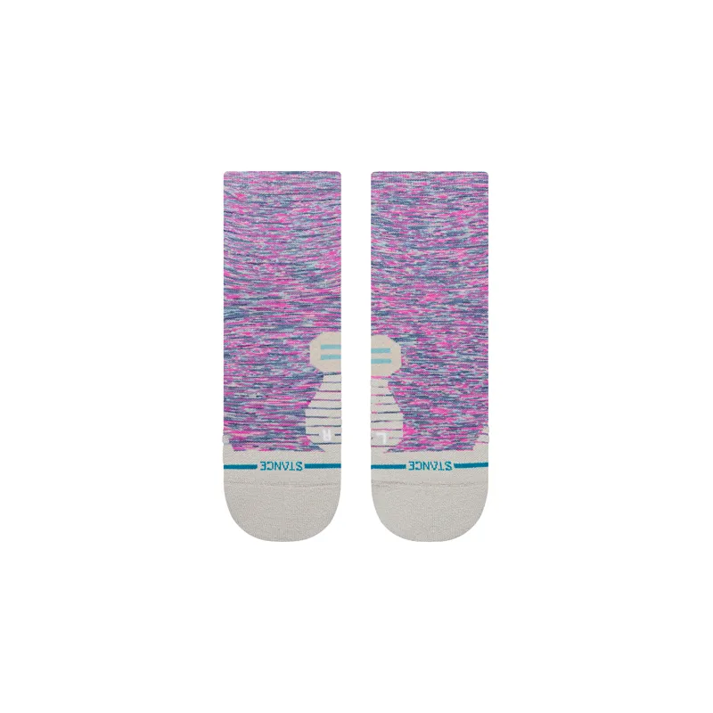 Stance Women's Marshy Light Quarter Socks Fuschia-1