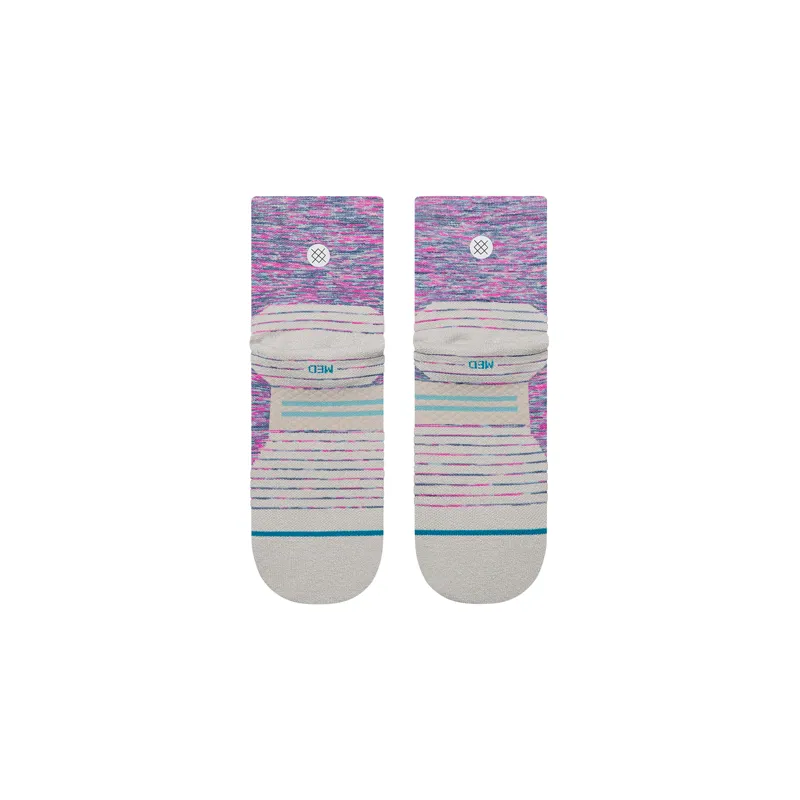 Stance Women's Marshy Light Quarter Socks Fuschia-2
