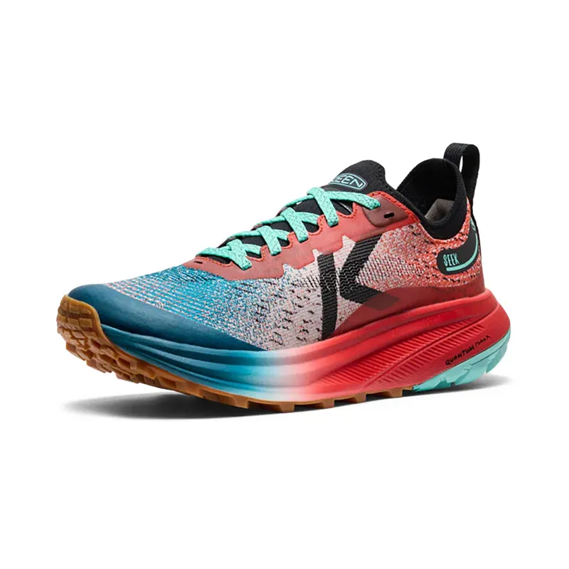 Keen Women's Seek Running Shoes Grenadine / Ocean Depths-4