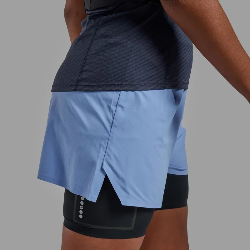 Montane Women's Jetstream 4 Inch Shorts Cornflower-5