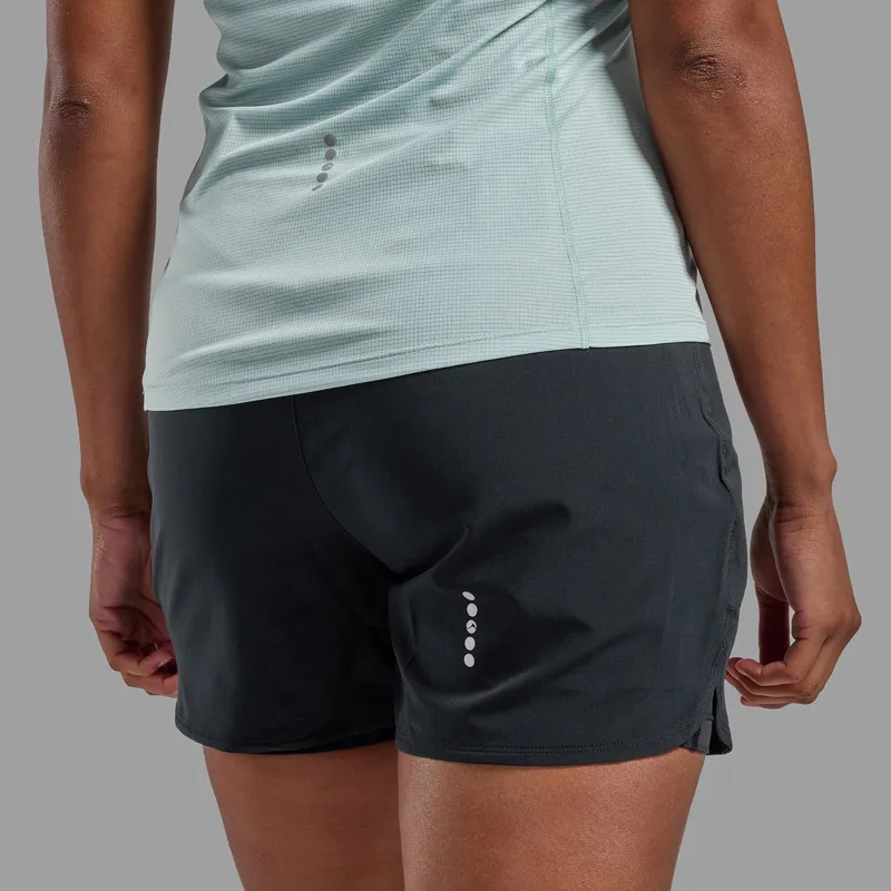 Montane Women's Slipstream Twin Skin Shorts Black-5