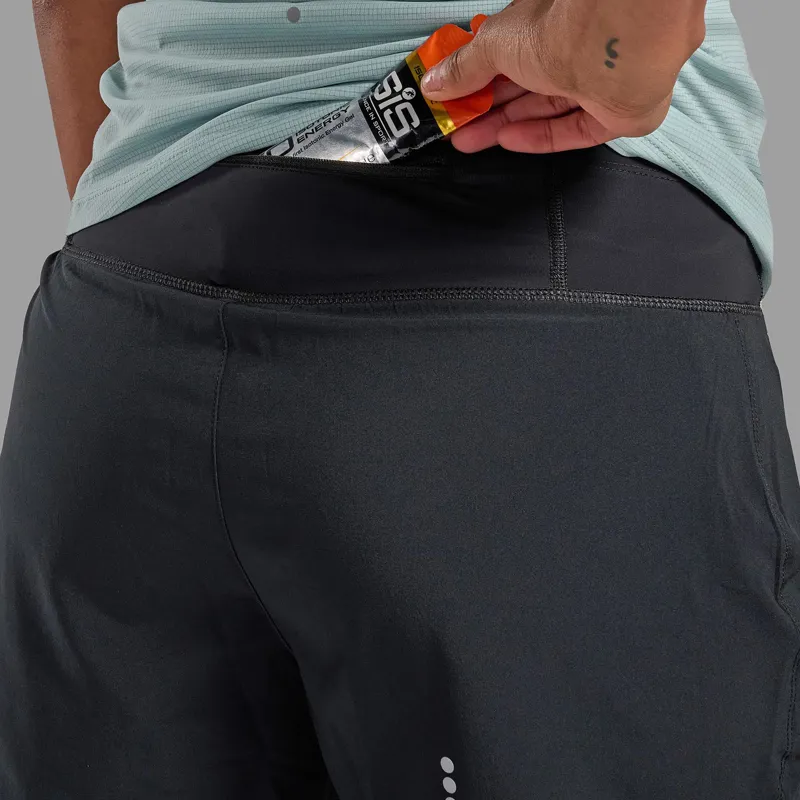 Montane Women's Slipstream Twin Skin Shorts Black-6