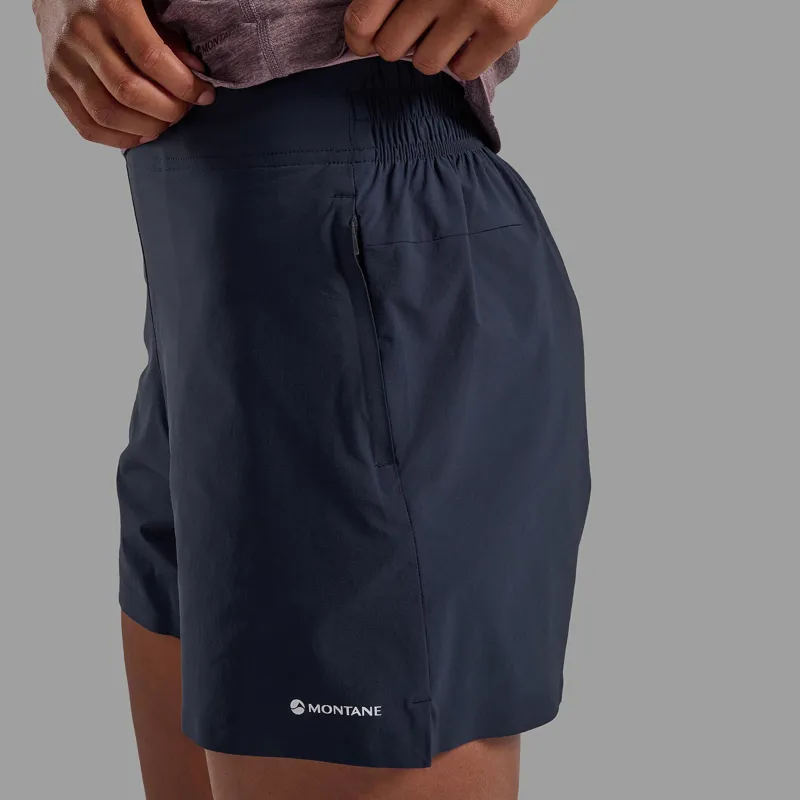 Montane Women's Volantis 4 Inch Shorts Eclipse Blue-3