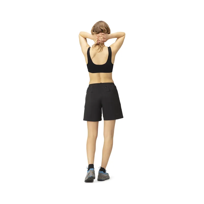 Norrona Women's Senja Flex1 8 inch Running Shorts Caviar-3