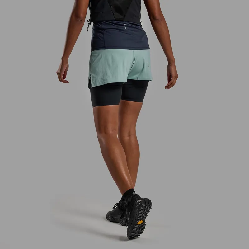 Montane Women's Jetstream 4 Inch Shorts Sea Mist-4