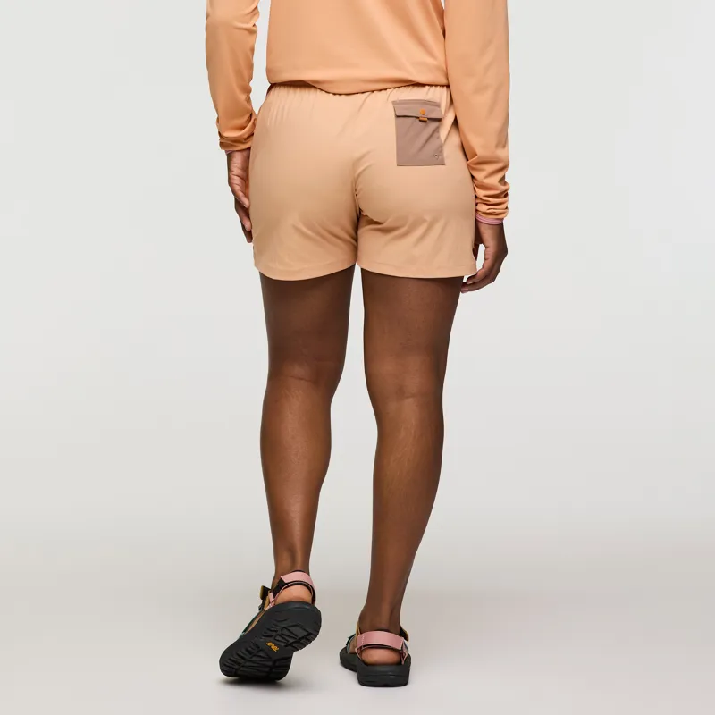 Cotopaxi Women's Brinco Five Inch Shorts Solid Apricot-5