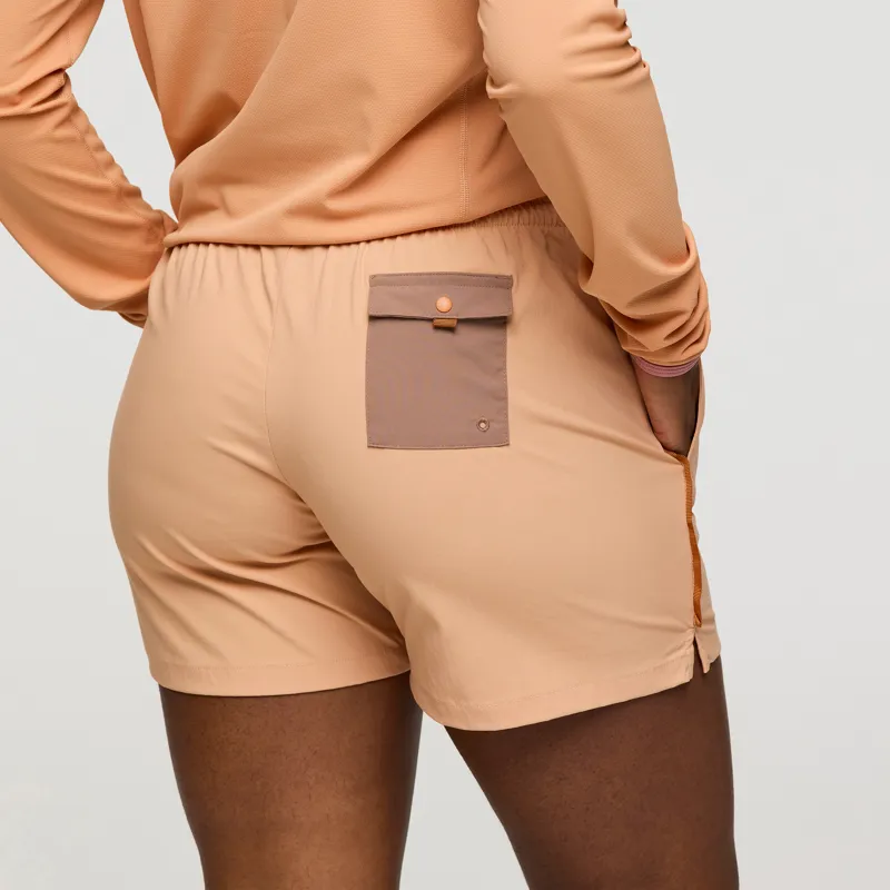 Cotopaxi Women's Brinco Five Inch Shorts Solid Apricot-7
