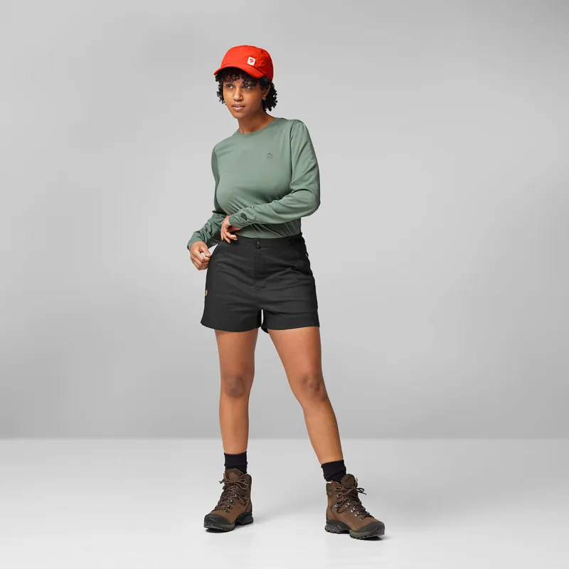 Fjallraven Women's Abisko Hike Shorts Black-4