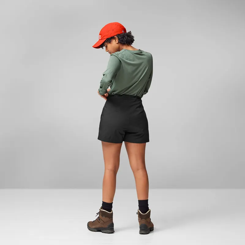 Fjallraven Women's Abisko Hike Shorts Black-3