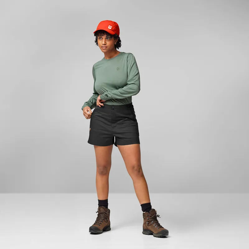 Fjallraven Women's Abisko Hike Shorts Patina Green-4