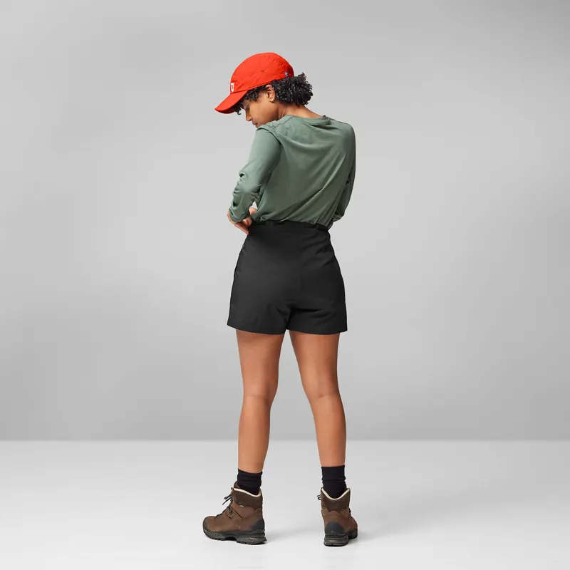 Fjallraven Women's Abisko Hike Shorts Patina Green-3