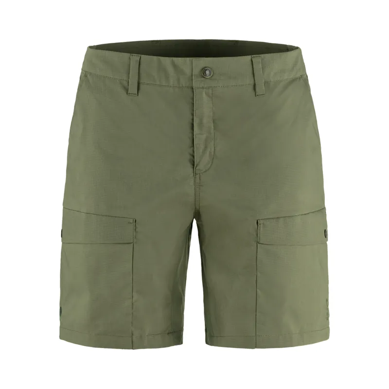 Fjallraven Women's Abisko Hybrid Trail Shorts Laurel Green