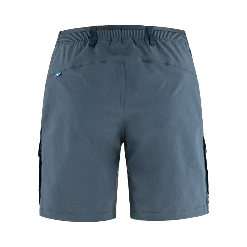 Fjallraven Women's Abisko Hybrid Trail Shorts Navy-1