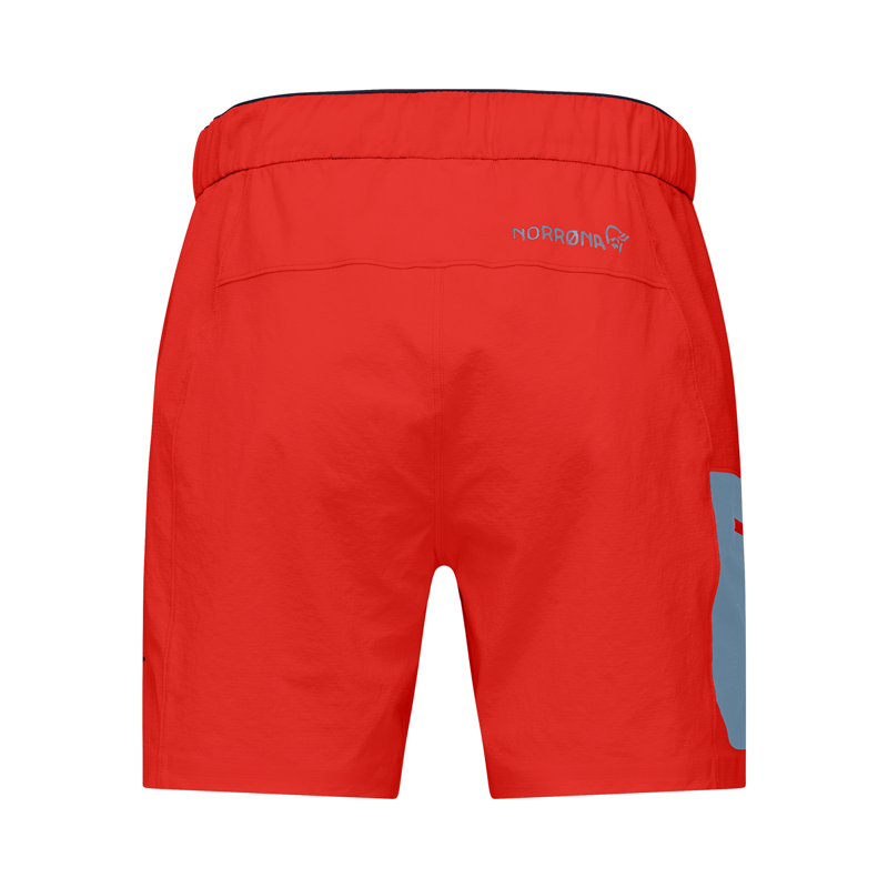 Norrona Women's Falketind Flex1 Light Shorts Aura Orange-2