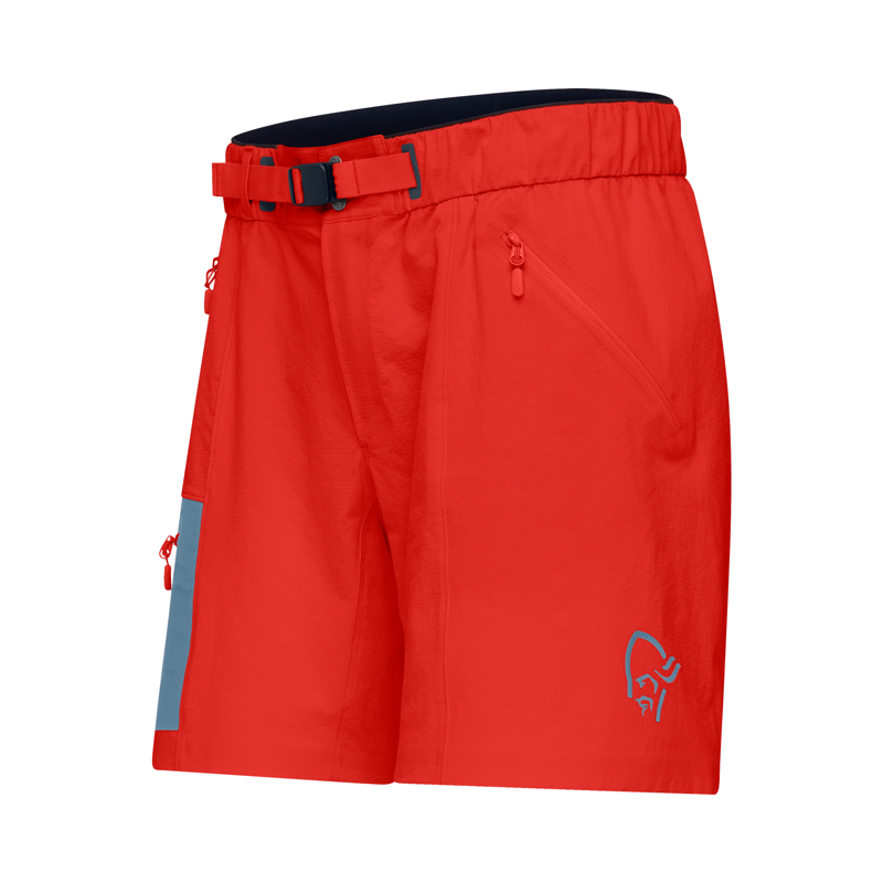 Norrona Women's Falketind Flex1 Light Shorts Aura Orange-1