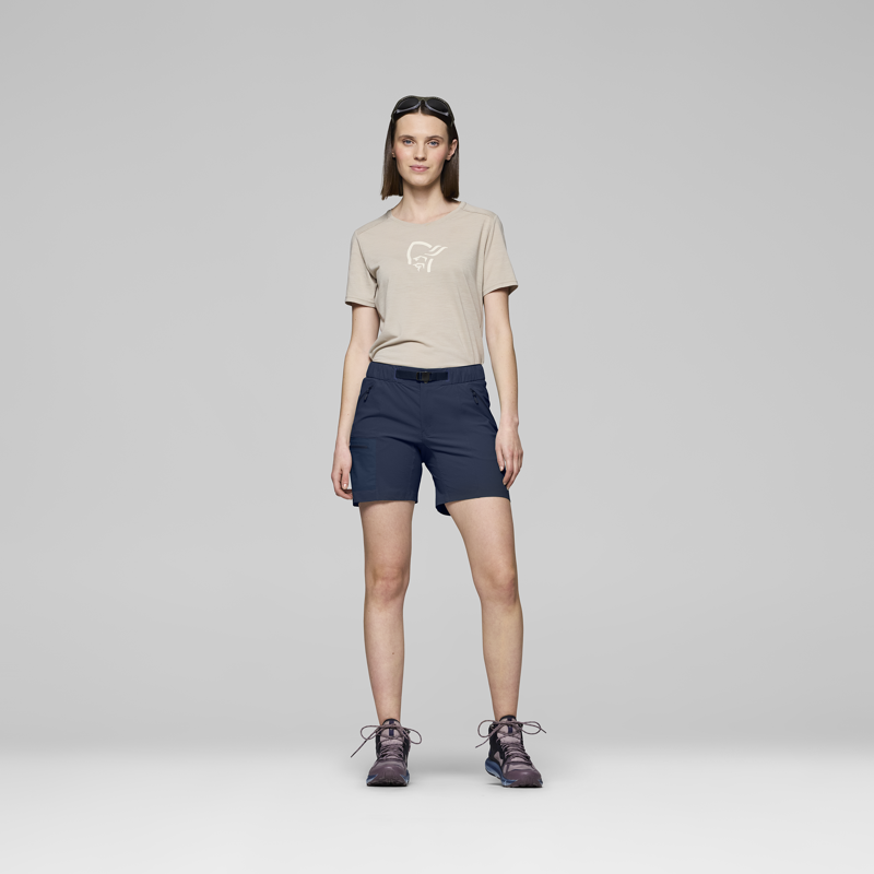 Norrona Women's Falketind Flex1 Light Shorts Indigo-2