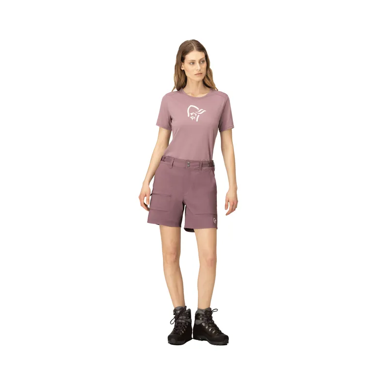 Norrona Women's Femund Light Cotton Short Grape-2