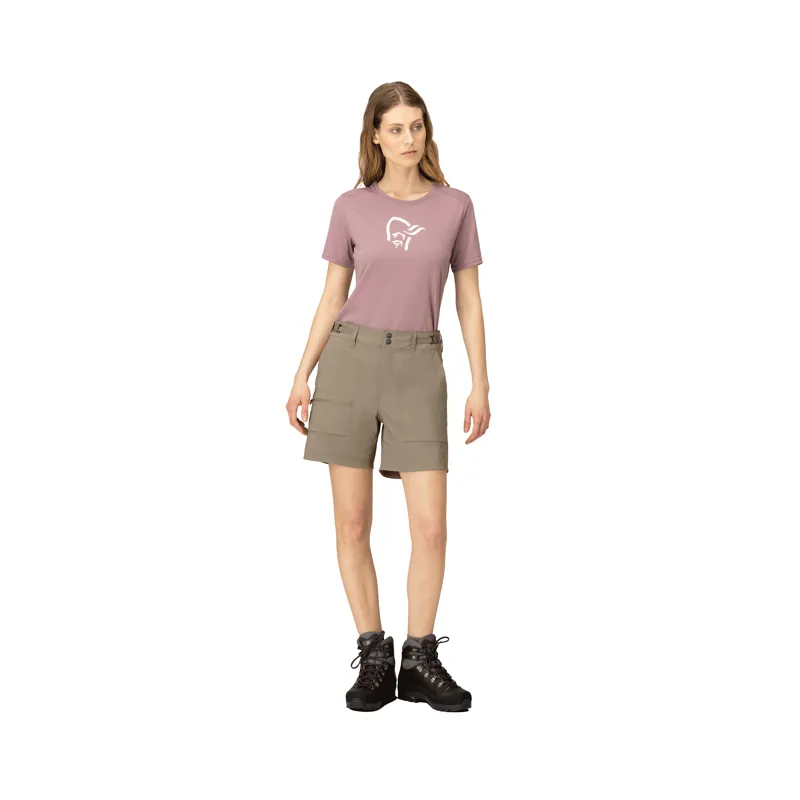 Norrona Women's Femund Light Cotton Shorts Winter Twig-2
