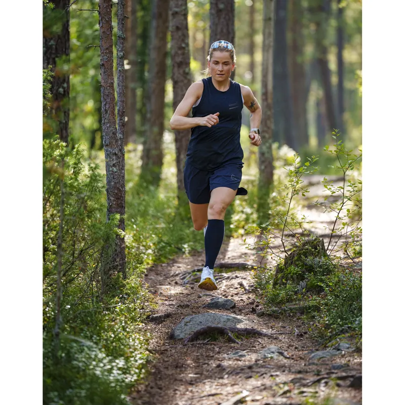 Norrona Women's Senja Flex1 8 inch Running Shorts Caviar-8