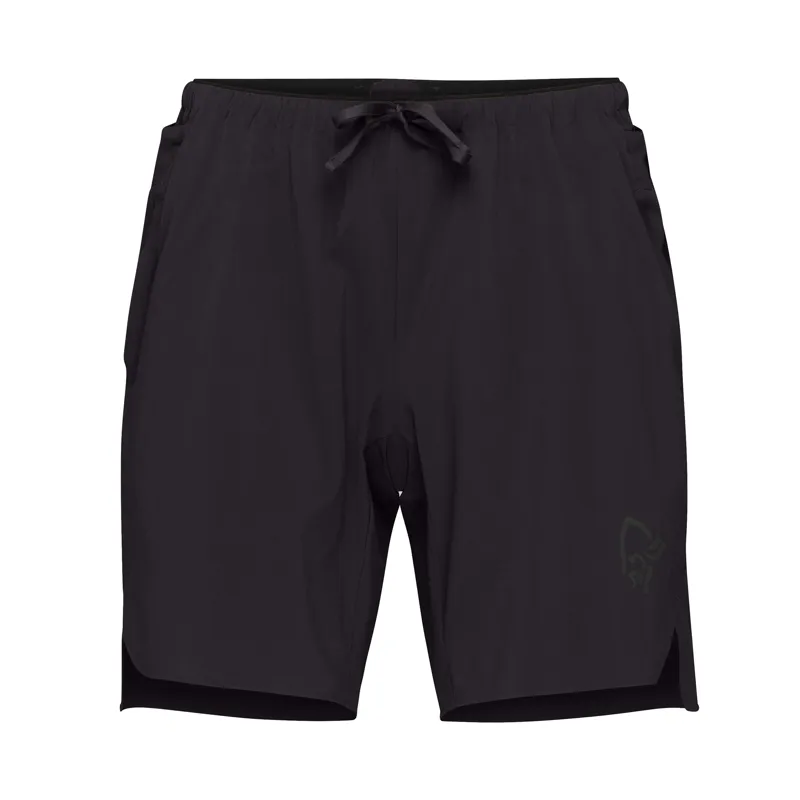 Norrona Women's Senja Flex1 8 inch Running Shorts Caviar