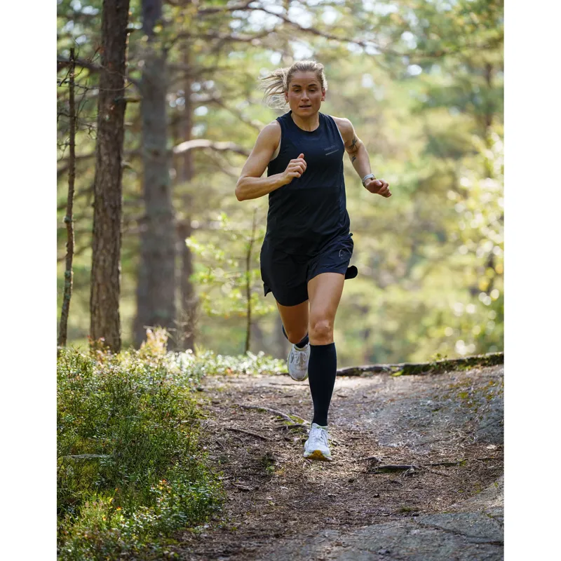 Norrona Women's Senja Flex1 8 inch Running Shorts Caviar-6