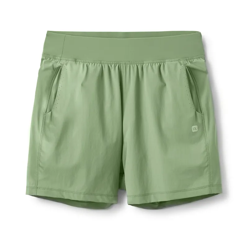 Rab Women's Momentum Shorts Dark Fig Green