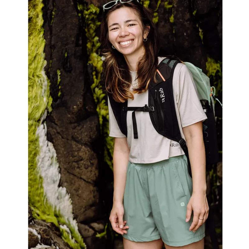 Rab Women's Momentum Shorts Dark Fig Green-6