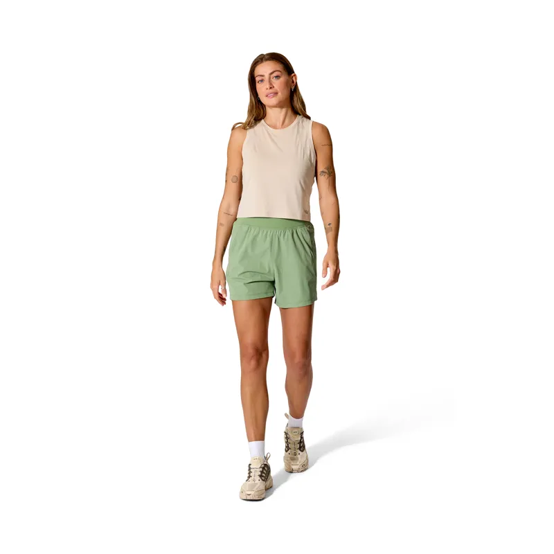 Rab Women's Momentum Shorts Dark Fig Green-2