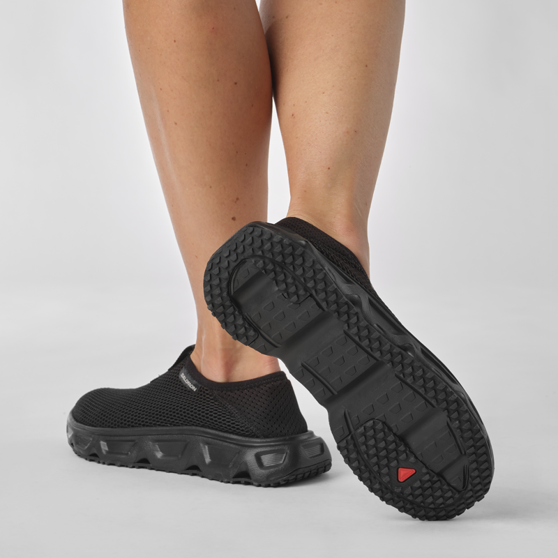 Salomon Women's Reelax Moc 6.0 Recovery Footwear Black Black-7