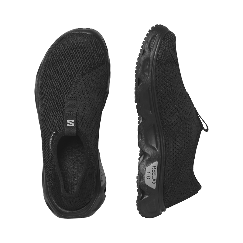 Salomon Women's Reelax Moc 6.0 Recovery Footwear Black Black-1