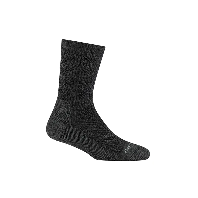 Darn Tough Women's Cable Socks Charcoal-1