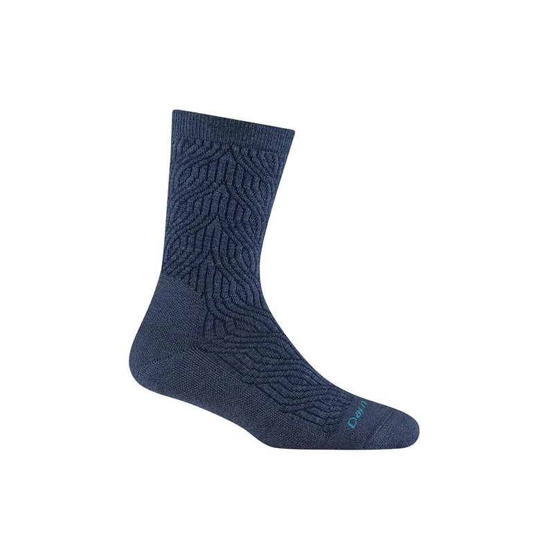 Darn Tough Women's Cable Socks Denim-1