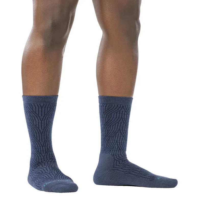 Darn Tough Women's Cable Socks Denim-2