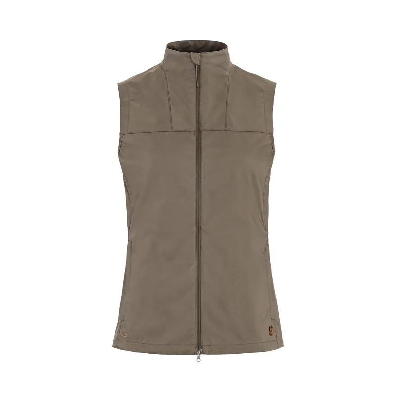 Fjallraven Women's Abisko Vest Suede Brown
