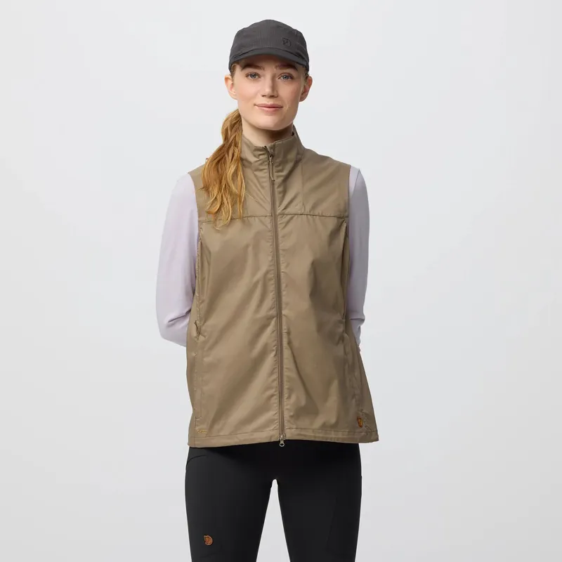 Fjallraven Women's Abisko Vest Suede Brown-2