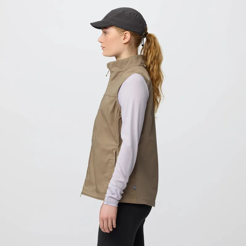 Fjallraven Women's Abisko Vest Suede Brown-4