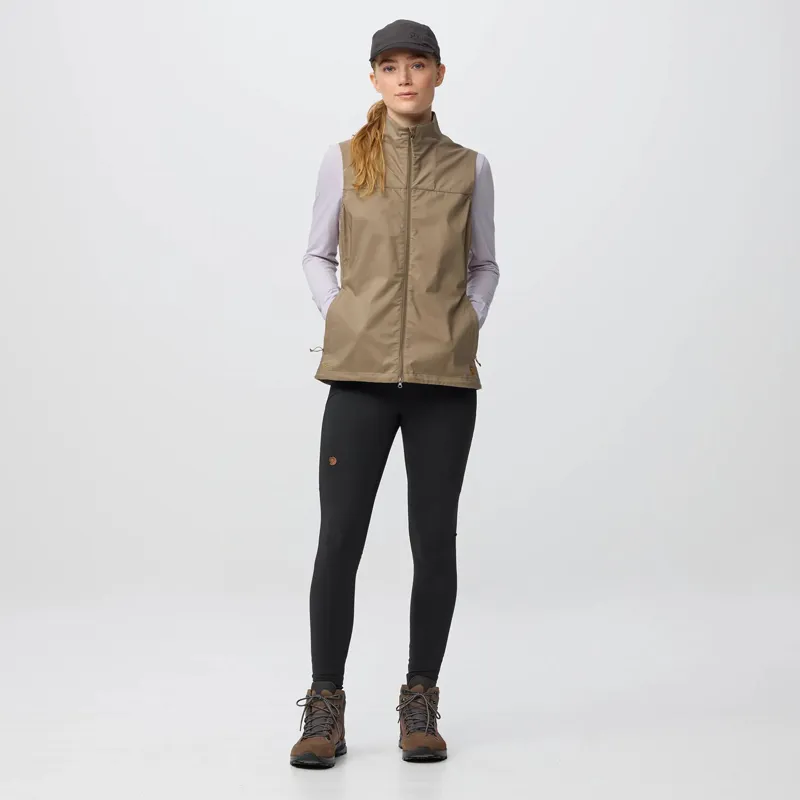 Fjallraven Women's Abisko Vest Suede Brown-5