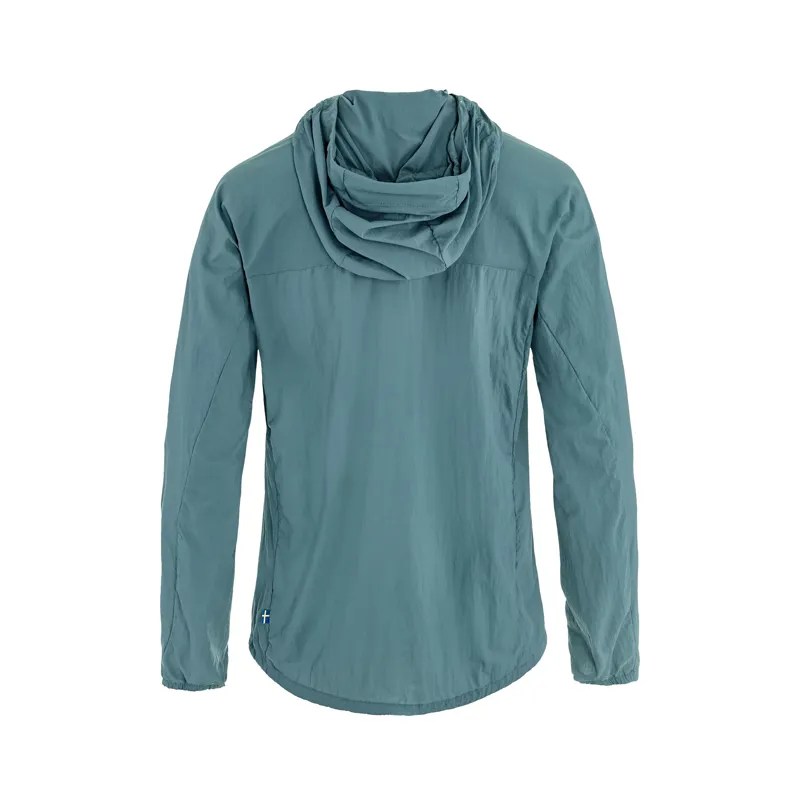 Fjallraven Women's Bergtagen Windshell Jacket Nimbus Blue-1
